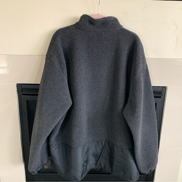 Vintage 90s Polo Ralph Lauren Sport Fleece Jacket Men’s XL Gray 1/4 Zip Logo USA - Picture 4 of 14